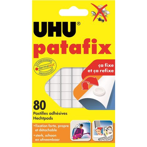 Uhu Patafix pasta adesiva riposizionabile bianca 80 pastiglie (1/4)