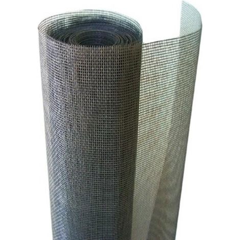 ZANZARIERA IN FIBRA DI VETRO RETE 50 MT x ALTA CM 120 COLORE GRIGIO FER 117326 (1/2)