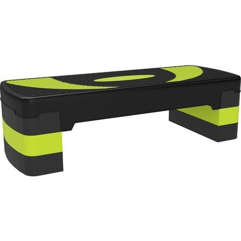 Stepper aerobico regolabile in altezza con 3 livelli (10 cm, 15 cm, 20 cm), attrezzatura da fitness per uso domestico, utilizzabile all'interno e all'esterno, carico massimo 150 kg, colore verde (1/5)
