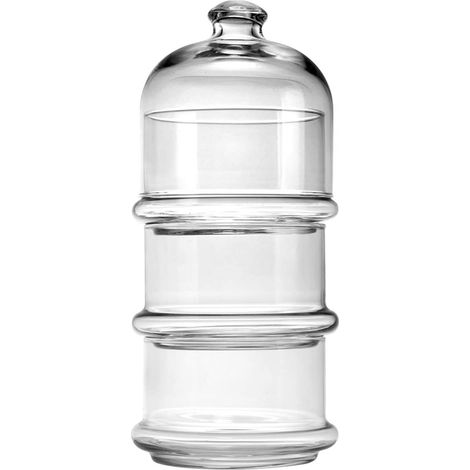 Bonboniere aus Glas, 3 Ebenen, 3 x 230 ml (1/3)