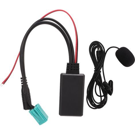 Bluetooth 5.0 Aux Input Audio Adapter Cable with Microphone for Clio Espace Kangoo Megane Scenic (1/5)