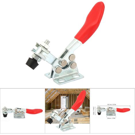 1 Pièce Étau de Serrage Horizontal à Bascule en Acier Carbone, Outil à Main pour Fixation Verticale (1/5)