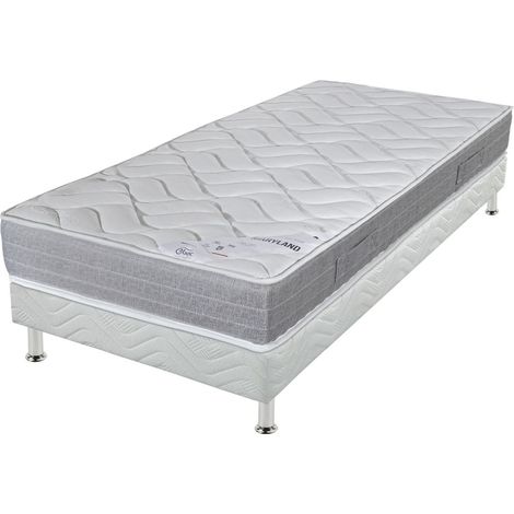 Matelas Maryland + sommier tapissier Omega - 80x190 - Mousse - Hauteur 20 cm (1/5)