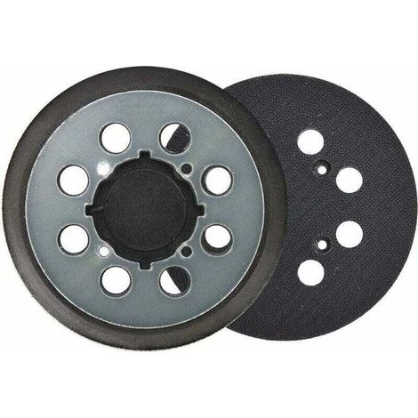 -Plateau et patin de ponçage Patin de rechange pour ponceuse DeWalt DCW210N DWE6423 5, 1 Pièces 125mm Tampon de Ponceuse de Remplacement Orbitale à Crochet et Boucle à 8 Trous Plateau d