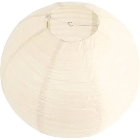 Abat-Jour De Lanterne en Papier Japonais Chinois pour Mariage De FêTe,50cm,Blanc CrèMe (1/4)