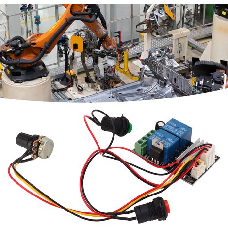 Contrôleur de moteur CC PWM avec réinitialisation automatique avant et arrière, régulateur de vitesse linéaire. Tension : 7 V-25 V CC (1/5)