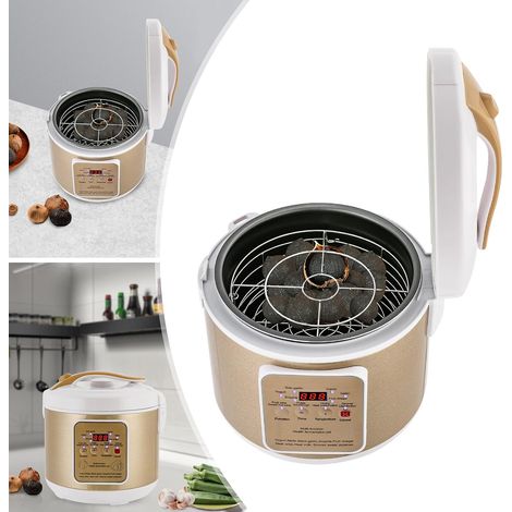 Machine à yaourt 6 l, fermenteur d'ail noir 90 W avec fonction de fermentation intelligente, fermenteur d'ail pour ail noir, yaourt, natto, vin de riz sucré (1/5)