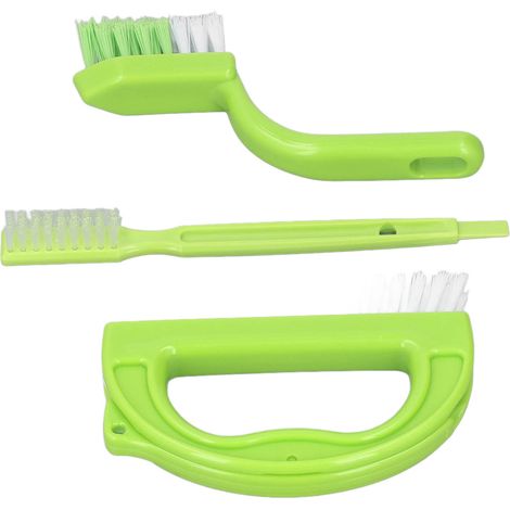 Lot de 3 brosses de nettoyage pour joints de carrelage, outils de nettoyage robustes pour douche, salle de bain, cuisine, joints et lignes de sol