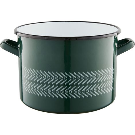 VASO SMALTATO SEMPLICE BOHO 20CM 4.5L