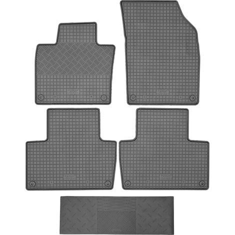 RIGUM 903478 Fußmatten + Abdeckung 900101 - Volvo XC90 II SUV ab 2015, VLV Leichtmetallfelgen, vorne und hinten - EINBAU