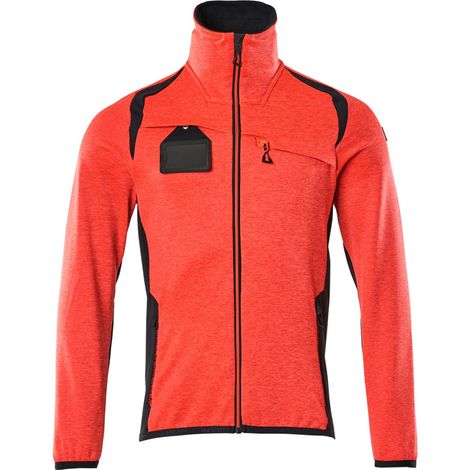 Mascot Fleecepullover mit Reißverschluss 19403 Gr. 4XL Hi-vis rot/schwarzblau (1/5)
