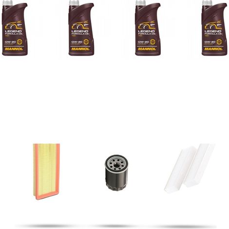 Kit tagliando 3 FILTRI e 4L OLIO compatibile con Opel Combo E 1.2 96kw Dal 2019 (1/4)