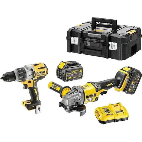 KIT DE HERRAMIENTAS ELÉCTRICAS COMBO DEWALT DCK2055T2T (DCD996+DCG414) (1/5)