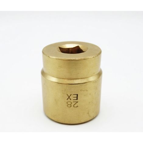 Vaso antichispas, bronce de aluminio, 17 mm, cuadradillo 1/2 pulgada (1/5)