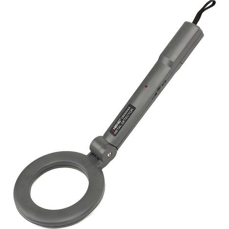 Handmetalldetektor mit Pinpointer, LED-Beleuchtung und akustischem Alarm für Inspektions- und Suchzwecke