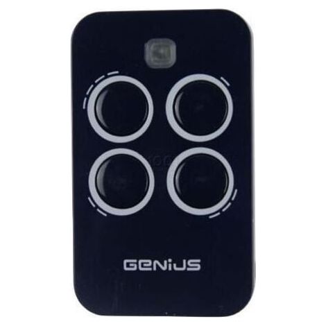 Genius – Télécommande 4 canaux 433,92 MHz – Émetteur ergonomique pour motorisations – Système à code tournant – 6100334 - 433mhz (1/5)