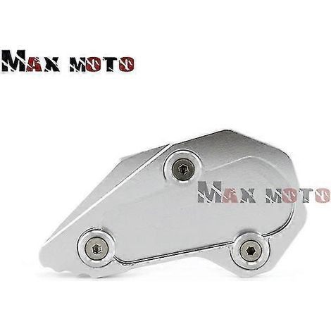 Seitenständer-Verlängerungsplatte für BMW R1200r R1200 R RS 2015 2016 2017 2018 – Silber
