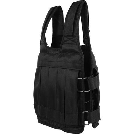 Chaleco lastrado Ingox Strength de tejido resistente de 50 kg para entrenamiento de fuerza y acondicionamiento físico.