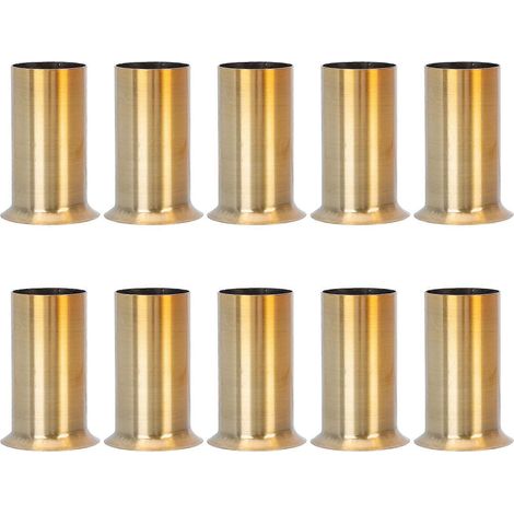 Lot de 10 douilles pour luminaires suspendus, manchons pour bougies de lustre, pièces détachées pour lustres (1/5)