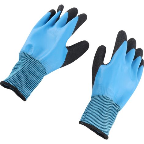 Paire de gants isolants électriques ignifugés, antidérapants et texturés, résistants à la tension jusqu'à 400 V. Gants d'électricien. (1/5)