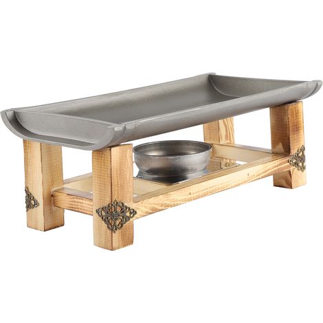 Gril de barbecue antiadhésif multifonctionnel, gril carré japonais pour poisson, réchaud à alcool portable, plaque en céramique à joint en bambou (1/5)