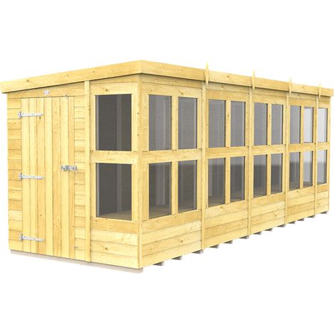 18 x 6 Pent Potting Shed