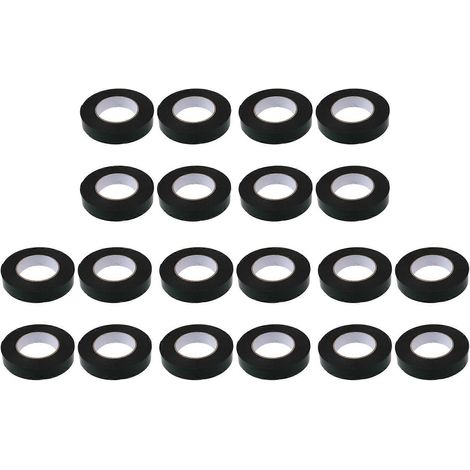 20 Rollen extra starkes, permanentes, schwarzes doppelseitiges Schaumstoffklebeband für Karosserieteile. Breite: 25 mm (1/4)