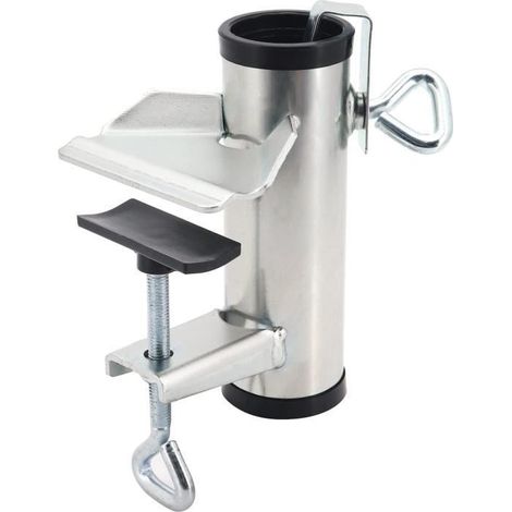 Sonnenschirmständer, verzinkter Sonnenschirmständer, Befestigungsklemme für Balkon, Terrassentisch, Garten, Sonnenschirmhalter. [D236] (1/4)