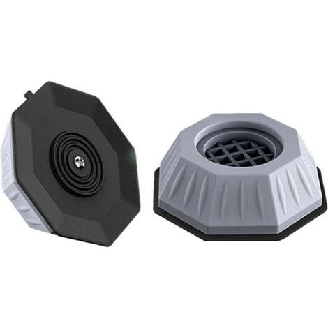 4-teiliges Set Antivibrationsmatten für Waschmaschinen, Antivibrationspads aus Gummi für Waschmaschinen, geeignet für Waschmaschinen und Trockner (1/4)