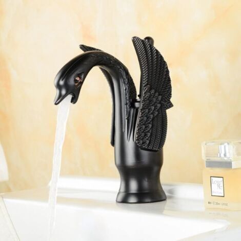 Antiker Waschtischarmatur aus Kupfer für Warm- und Kaltwasser (Warmwasserleitungen nicht enthalten) (1/4)