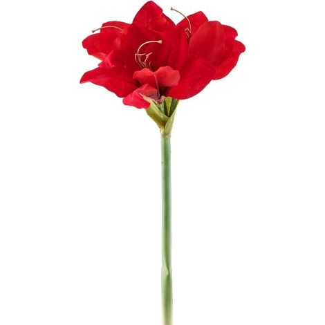 Fiore Amarillide Rosso 50 cm