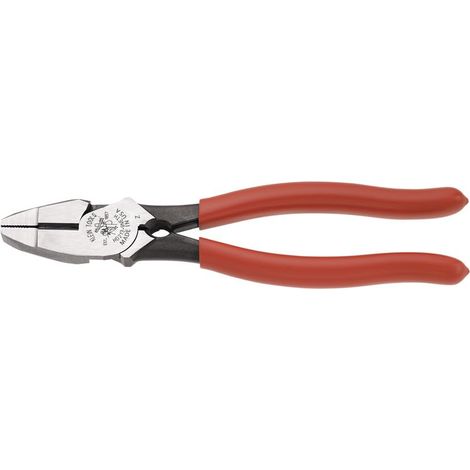 Pince à coupe latérale à effet de levier, Rouge/Argent, 241 mm (1/3)