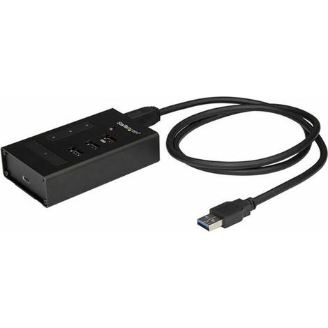 StarTech ST HB30A3A1CST - USB 3.0, 4 Port USB-A Hub, 3x USB-A 1x USB-C, schwarz