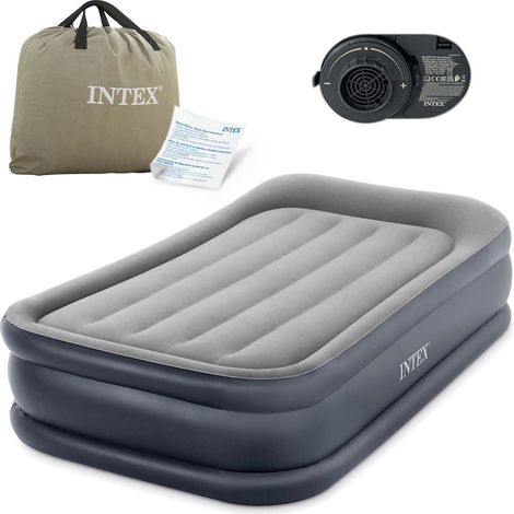Colchón hinchable 191x99x42 cm con bomba eléctrica incorporada INTEX 64132ND