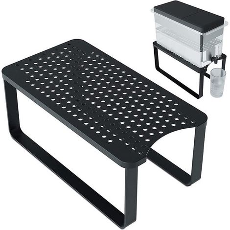 Halterung für Wasserspender, Halterung für Wasserfilter, Ablage für Wasserkocher, Schrankregal-Organizer, Halterung für Tischgetränkespender