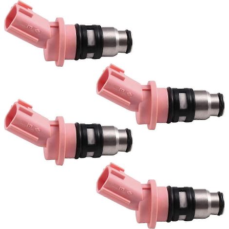 4 injecteurs de carburant compatibles avec Nissan GA15DE, CGA3DE, 100NX, Almera, Primera, Sunny, Tsuru, 16600-0M300, 16600-0M302, AHWHBYV (1/4)