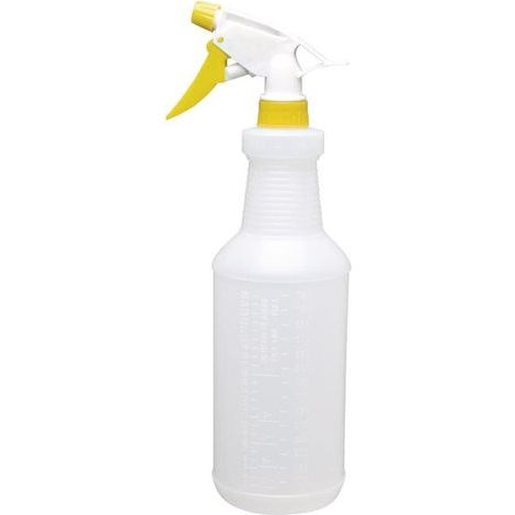 Gelbe Sprühflasche, 650 ml, 26584 mm, tragbare Sprühflasche. (1/5)