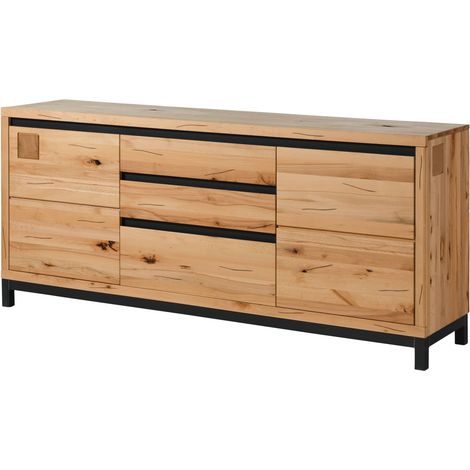 Sideboard Kernbuche 190x45x85 natur geölt VILLANDERS 151