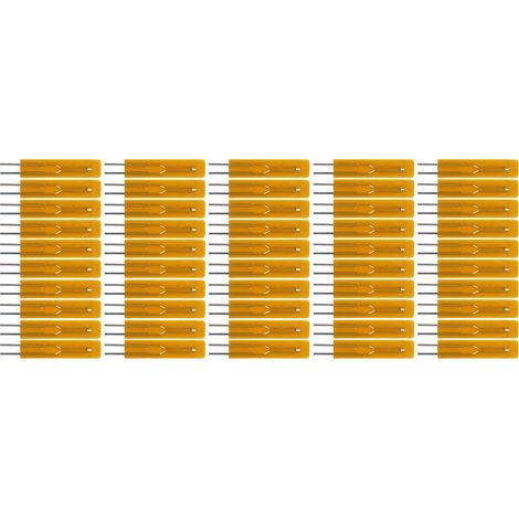 50 Stück Dünnschicht-Thermistoren MF55 B3950, isolierte thermische Widerstände für Kommunikationsnetzwerke, 103 °F, 10 kΩ (1/5)
