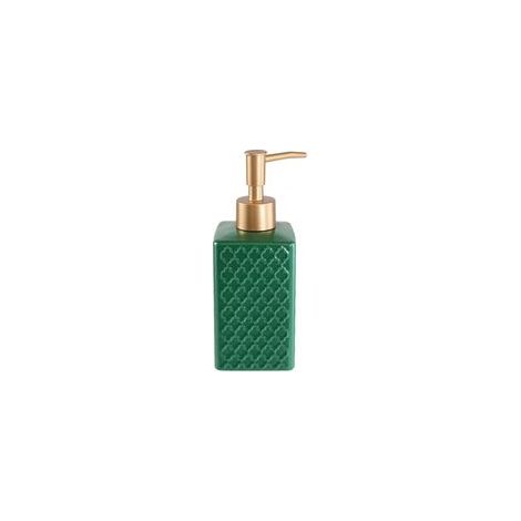 (Vert)Distributeur de Savon pour Cuisine, Salle de Bain, Pompe en céramique Transparente et Plastique, pour Lave Vaisselle et Savon Liquide (1/5)