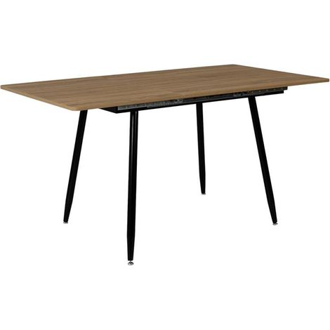 Table à Manger Extensible "Loka" 110-150cm Marron (1/5)