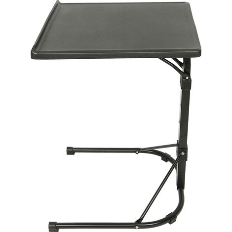 Table d'appoint pliante 3 niveaux pliable 434369cm-noir (1/5)