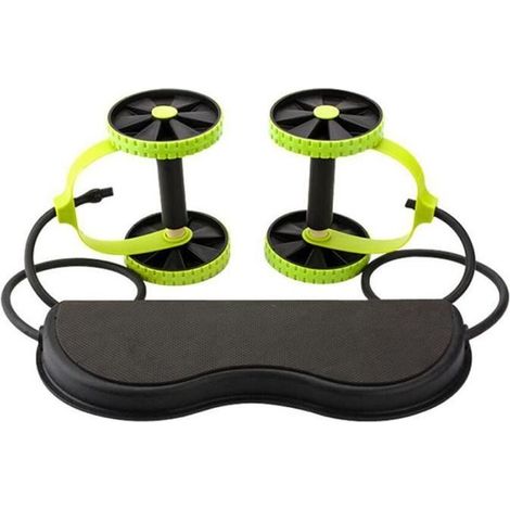 Roue abdominale multifonction - Marque - Modèle - Couleur vert/noir - Genre Mixte (1/4)