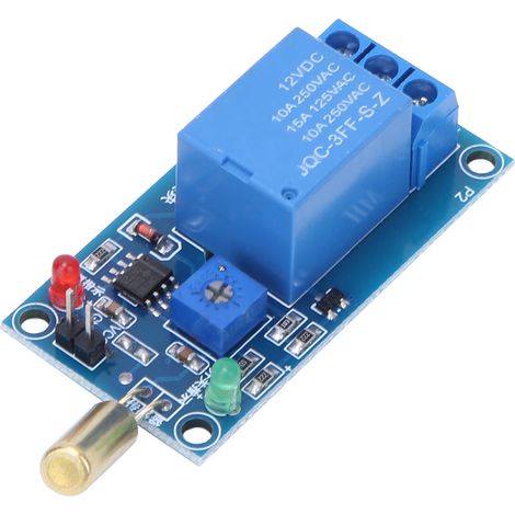 SW-520 Neigungssensor 12VDC Relaismodul Geräte-Neigungsschutz-Alarmauslöser (1/5)
