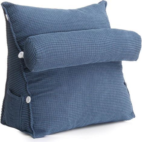 1 coussin bleu denim (1/5)