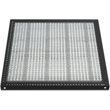 SWANEW Tavolo da lavoro a nido d'ape Tavolo da lavoro per macchina per incisione laser Pannello a nido d'ape in lega di alluminio 400 x 400 x 22 mm (1/5)