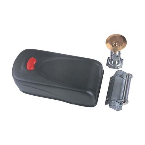 SERRATURA LEGNO APPLICARE ELETTRIKA 1A610 CISA  VERN C.STACCATO +PULSANTE E.MM 50/80 DX/SX
