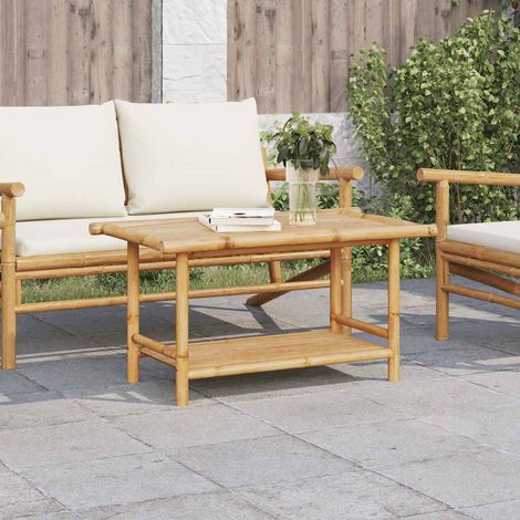 vidaXL Tavolino da Salotto 90x50x45 cm in Bambù