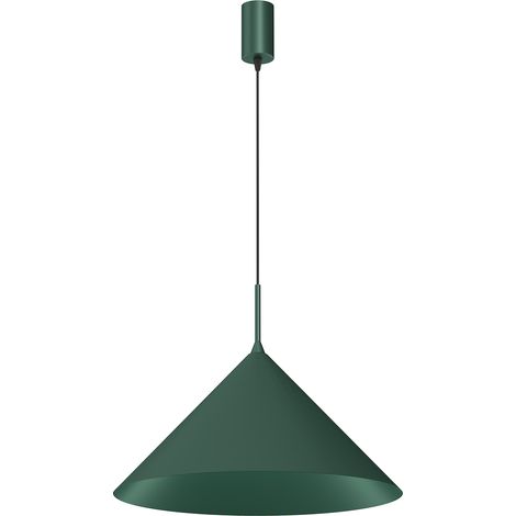 Suspension minimaliste cône vert bouteille Ø46 cm 1x GX53 9 W Capital Milagro (1/5)