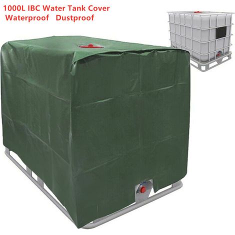 Bâche de protection pour réservoir IBC, bâche de protection pour conteneur IBC verte, bâche de protection pour réservoir d'eau 1000L verte, bâche de protection pour conteneurs-citernes
